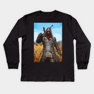 Pubg Kids Long Sleeve T-Shirt